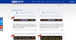 Desktop Screenshot of deva-broadcast-tools.com