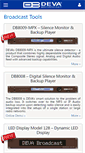 Mobile Screenshot of deva-broadcast-tools.com